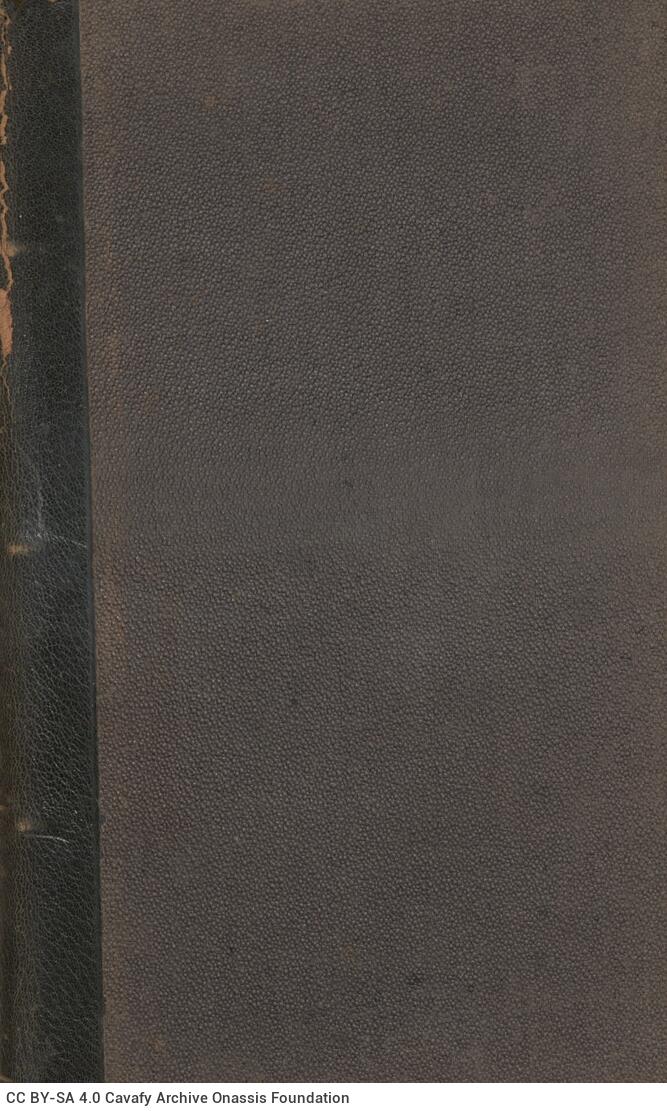 18,5 x 11,5 εκ. 4 σ. χ.α. + VIII σ. + 722 σ. + 4 σ. χ.α., όπου στη ράχη του βιβλίου τα αρ�